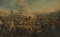 The Battle of Waterloo. The period is after the order for the advance of the British Army, 1815