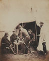 Brigadier Garrett and officers, 4th Division, Crimea, 1855
