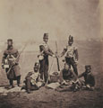 Officers and men of the 3rd (East Kent) Regiment of Foot (The Buffs), Crimea, 1855