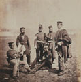 Brigadier General Van Straubenzee and Officers of The Buffs, Crimea, 1855 (c)