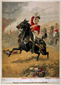 Charge of the 1st Life Guards at Waterloo, 1815
