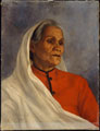 Portrait of an ayah (nanny), India, 1895