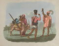 A Bengal Sepoy and his family meeting one of the Byraggee caste, 1799 (c)