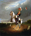 Unidentified mounted trooper, 9th Lancers, 1827