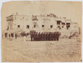 Sirmoor Battalion (later the 2nd King Edward VII's Own Gurkha Rifles) outside Hindu Rao's house, Indian Mutiny, 1858 (c)