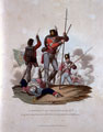 A Sergeant and Privates of the 87th or Prince of Wales's Own Irish Regiment on Service, 1812