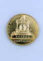 Gilded pewter medal commemorating the Death of Lord Raglan, 1855