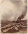 A great fire at the main gate of Peking, 1900