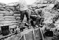 'Trenches held by South Staffordshire Regiment, Wolverghem, Belgium,' 1915