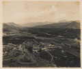 Chakdarra Fort and bridge with the Swat Valley in the distance, 1919