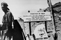 A sentry of the Khyber Rifles stands guard on the frontier between British India and Afghanistan, 1946