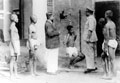Volunteers undergoing physical checks, 5th Mahratta Light Infantry, Belgaum, 1943 (c)