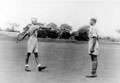 New recruit learning drill, 5th Mahratta Light Infantry, Belgaum, 1943 (c)