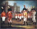 The Staffordshire Militia on parade at Windsor Castle, 1804 (c)