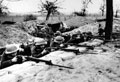 British troops in the trenches with fixed bayonets, 1939 (c)