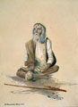 A religious mendicant, India, 1870 (c)