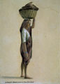 'A Mahratta woman carrying fuel (ooplees)', India, 1870 (c)