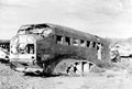 A wrecked German Junkers 52 aircraft, Crete, 1941
