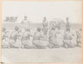 Captain Short teaching soldiers of the Nigerian Regiment musketry drill, 1902 (c)