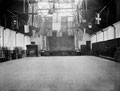 Interior of drill hall, 12th (County of London) Battalion London Regiment (The Rangers), Chenies Street, London, 1909-1910