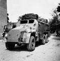An ACV (Armoured Command Vehicle) based on a 1938 London Transport bus chassis, Hamelin, 1950 (c)