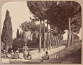 Afghan tribesmen rest in Babur's gardens, Jellalabad, 1878