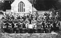 The pipes and drums of The Royal Ulster Rifles, 1945 (c)