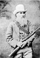 A Boer fighter holding a carbine, 1880 (c)