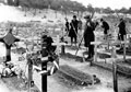 Queen Mary's Army Auxiliary Corps Tending graves in cemetery at Etaples, 1919