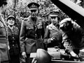 King George VI during a visit to the Auxiliary Territorial Service, 1945