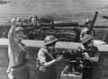 ATS personnel manning anti-aircraft defences, 1942 (c)