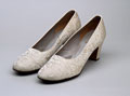 Pair of officer's mess dress shoes, The Princess Royal, Women's Royal Army Corps, worn by Princess Mary, 1963 (c)