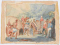 The capture of Cetawayo, King of the Zulus by Major R J C Marter, King's Dragoon Guards, 28th August 1879
