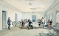 Interior of Lord Raglan's Headquarters. A Council of War, 1855