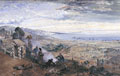 Sentry box with view across bay, Circassia, 1856