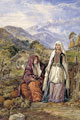 Two mountain women in full dress, Circassia, 1858