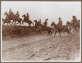 Lancers of Hodson's Horse negotiating a ditch, 1938