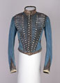 Short frogged jacket, Cornet Charles Cazenove, 6th Madras Light Cavalry, 1851 (c)