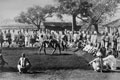 Recruits to the 5th Mahratta Light Infantry wrestling at the Training Battalion, Belgaum, 1937