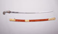Jade hilted shamshir with scabbard, 1944