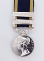 Punjab Campaign Medal 1848-49, with clasps, 'Chilianwala' and 'Goojerat, Major General George Ponsonby, Bengal Army