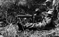 Men of the Nyasaland Battalion, King's African Rifles, with a Vickers machine gun, 1944 (c)