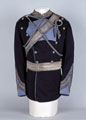 Officer's full dress tunic, British lancer pattern, Lieutenant-Colonel Walter Fane, 19th Regiment of Bengal Cavalry (Lancers), 1875 (c)