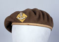 Officers' beret worn by Lieutenant-Colonel H G S Burkitt, 17th Dogra Regiment, 1946 (c)