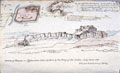 Sketch of Ghazni fortress from the journal of Lieutenant Thomas Gaisford, Bombay Artillery, December 1838-April 1840