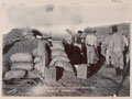 De Beers 'Long Cecil' firing at the Boers on Carters Ridge, Kimberley, 1900 (c)