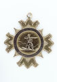 Gold Boer War Tribute Medal issued by the town of Ararat, Western Victoria, to Private Egbert William Tyers, 1901