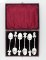 Set of six silver 'Boer War' teaspoons, 1899