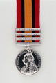 Queen's South Africa Medal 1899-1902, with three clasps, 'Cape Colony', 'Traansvaal' and 'Wittebergen', Lance Corporal E Maxwell Brown, South Staffordshire Regiment.