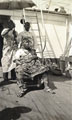 King Prempeh on board ship bound for exile in the Seychelles, 1900